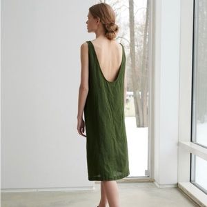 Linenfox Monstera Dress M